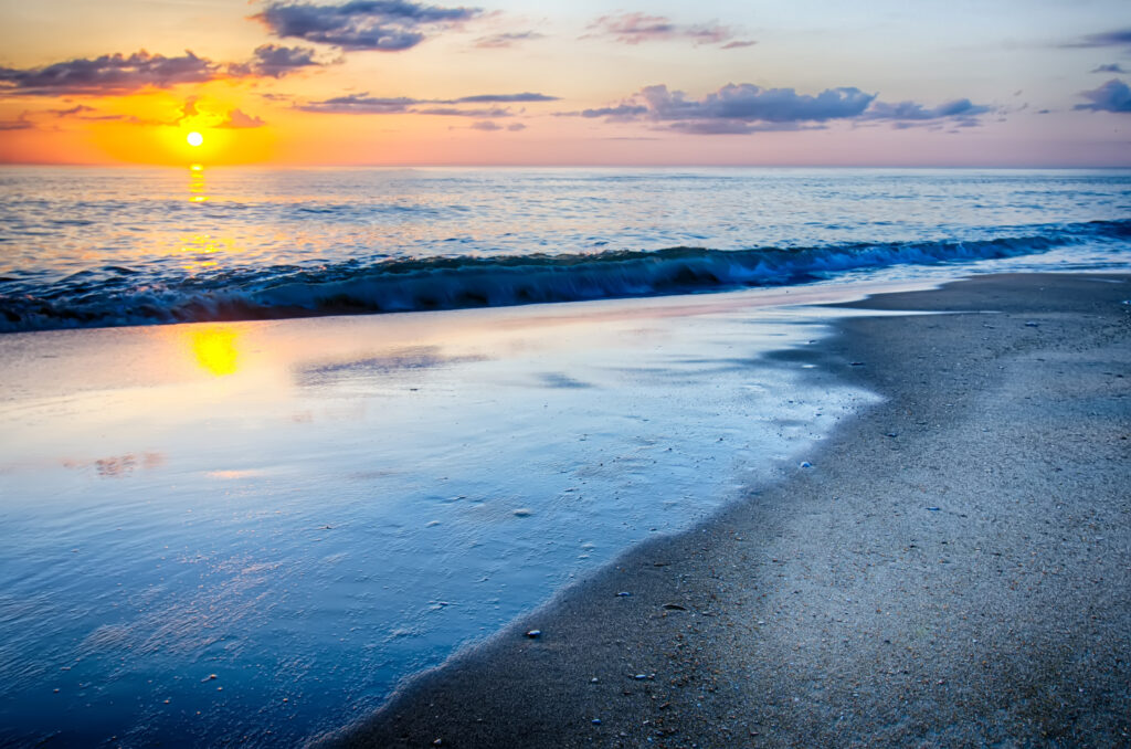 north carolina outer banks beach in nags head, nc